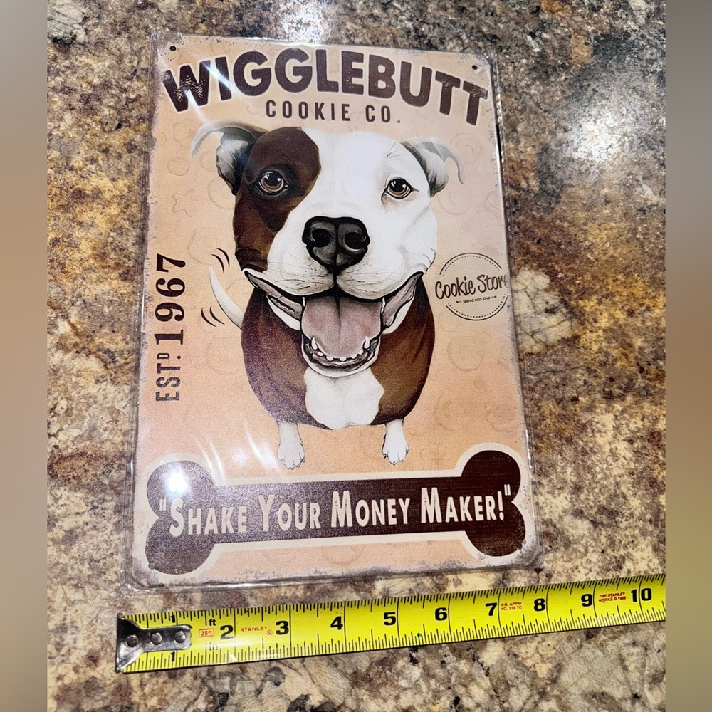 Brown and White Dog Wall Art